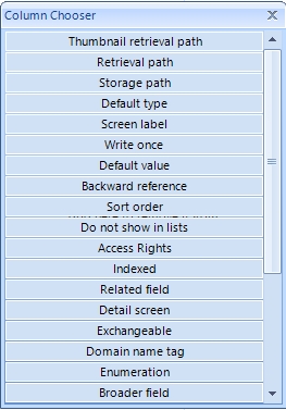 ColumnChooser