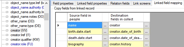 DSLinkedFieldMapping