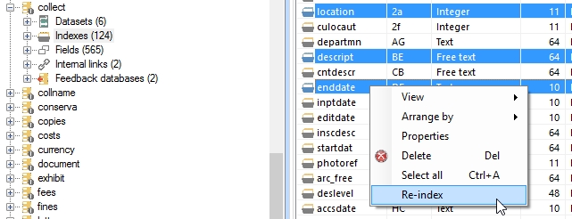 DSselectedreindexing