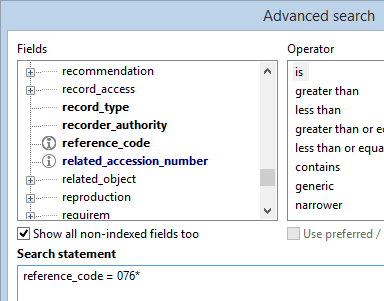 Include field in dataset 4