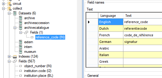 Include field in dataset 3